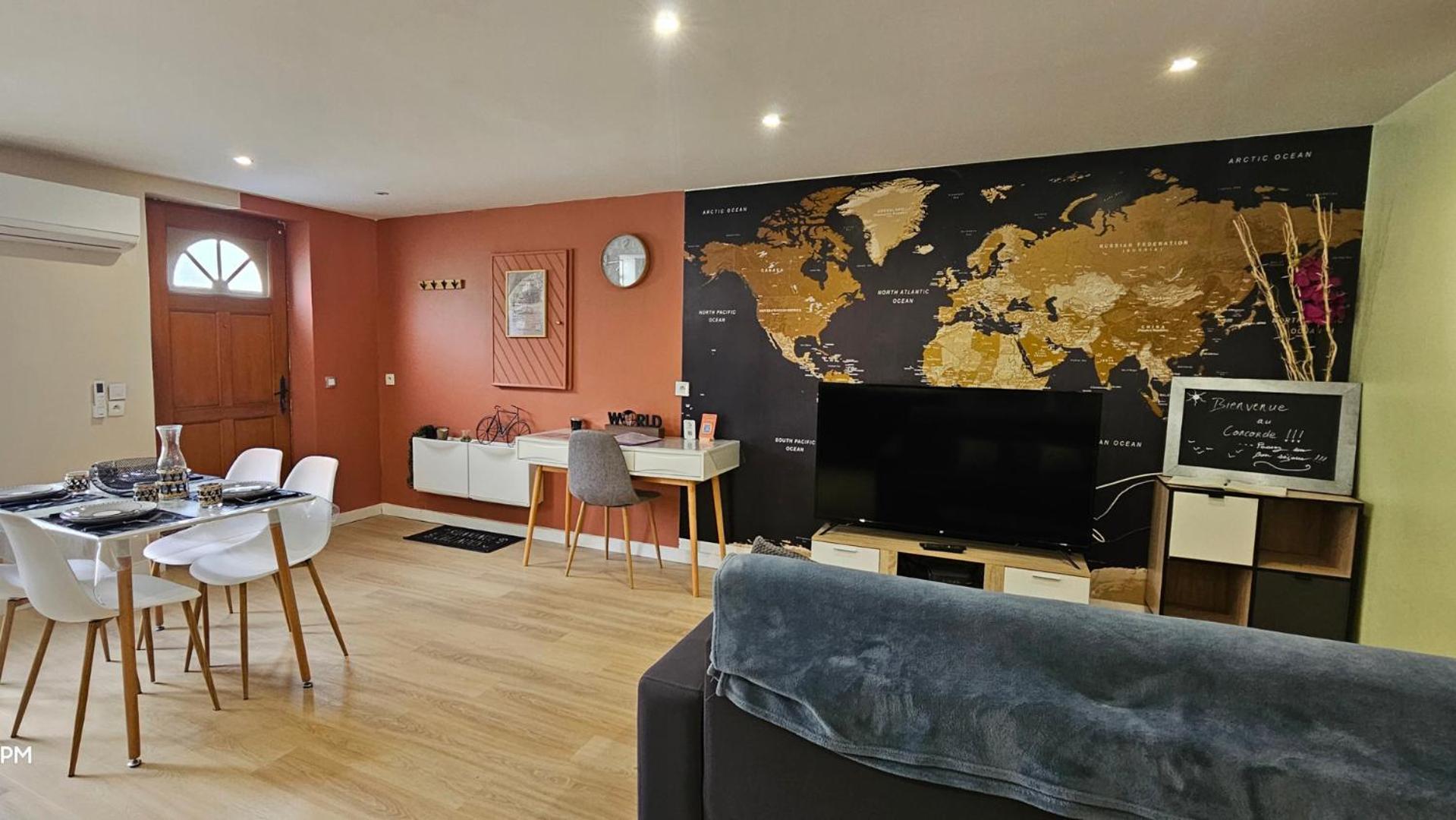 BramLe Concorde-Wifi-Clim-Parking-3Etoiles-Ockeys公寓 外观 照片